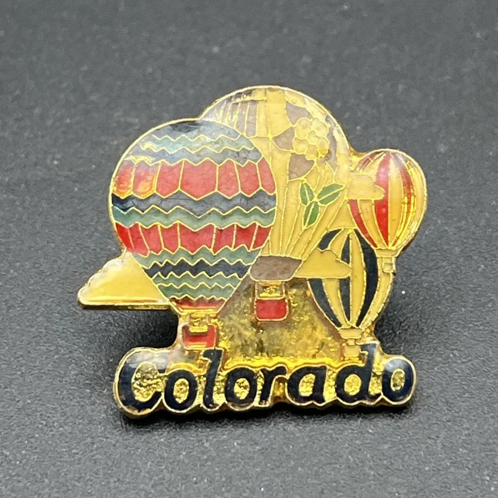 Colorado Hot Air Balloons United States Of America Lapel Hat‎ Pin